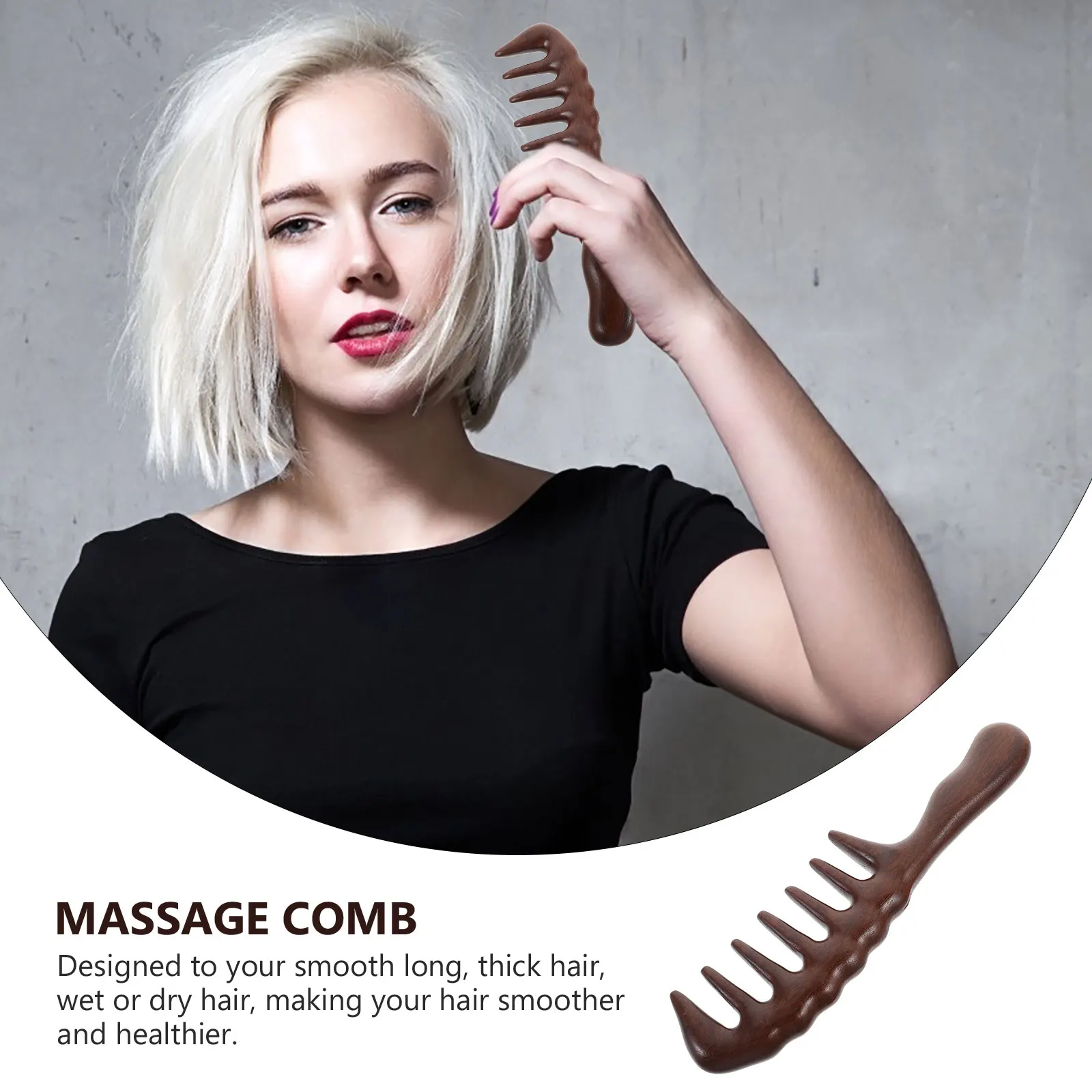 1Pcs Premium Rosewood Massage Comb Smooth Teeth Hair Detangling Tool Stimulate Scalp Blood Circulation Hairdressing Portable 
1Pcs Premium Rosewood Massage Comb Smooth Teeth Hair Detangling Tool Stimulate Scalp Blood Circulation Hairdressing Portable