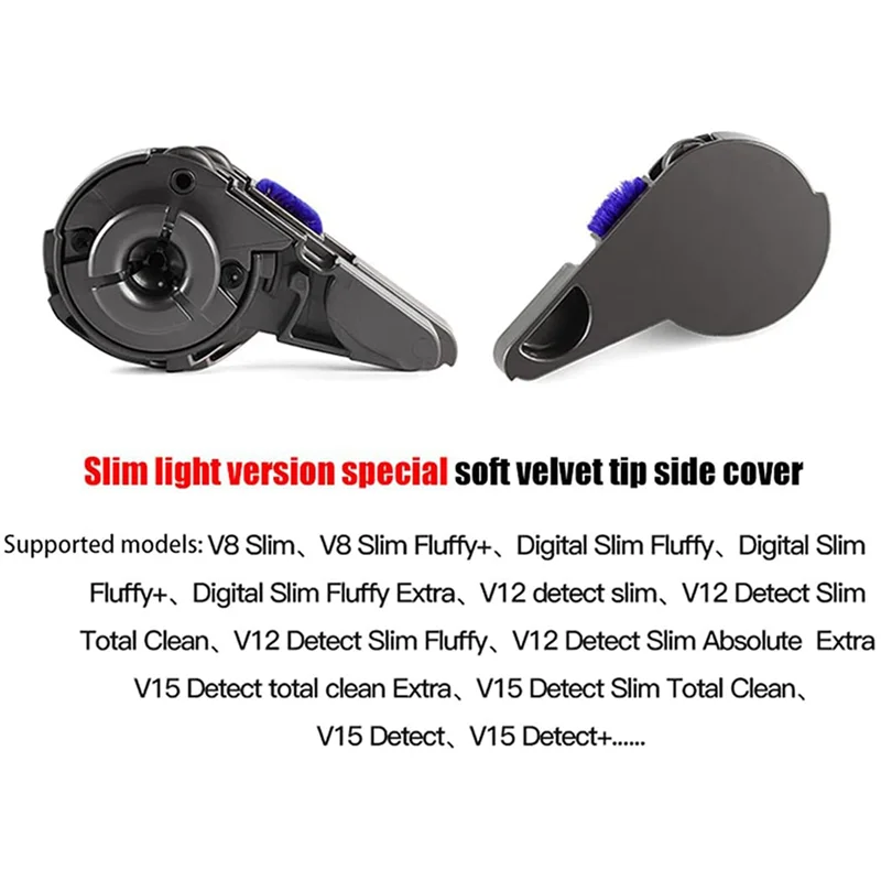 A005-10X Roller Brush Bar End Cap Cover For Dyson Digital Slim, V8 Slim, V12 V15 Detect Slim Vacuum Cleaner Replacement Parts
A005-10X Roller Brush Bar End Cap Cover For Dyson Digital Slim, V8 Slim, V12 V15 Detect Slim Vacuum Cleaner Replacement Parts