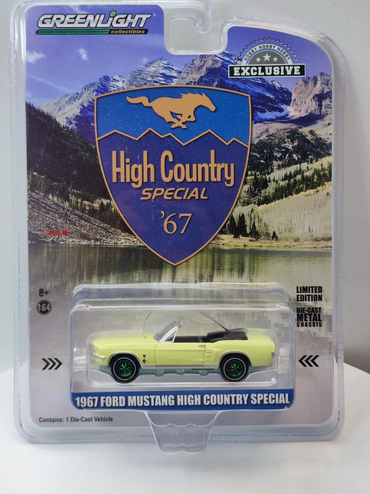Коллекционная модель автомобиля GreenLight 1:64 1967 Ford Mustang Series из литого под давлением сплава, подарок
Коллекционная модель автомобиля GreenLight 1:64 1967 Ford Mustang Series из литого под давлением сплава, подарок
