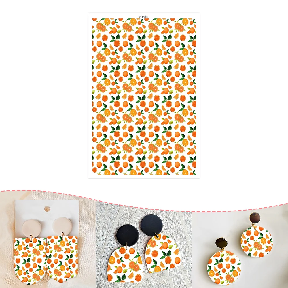 1 Sheet Clay Transfer Paper Orange Slice Water Soluble Disposable Stickers Printing Paper Diy Earring Pendant Decal 2025
1 Sheet Clay Transfer Paper Orange Slice Water Soluble Disposable Stickers Printing Paper Diy Earring Pendant Decal 2025