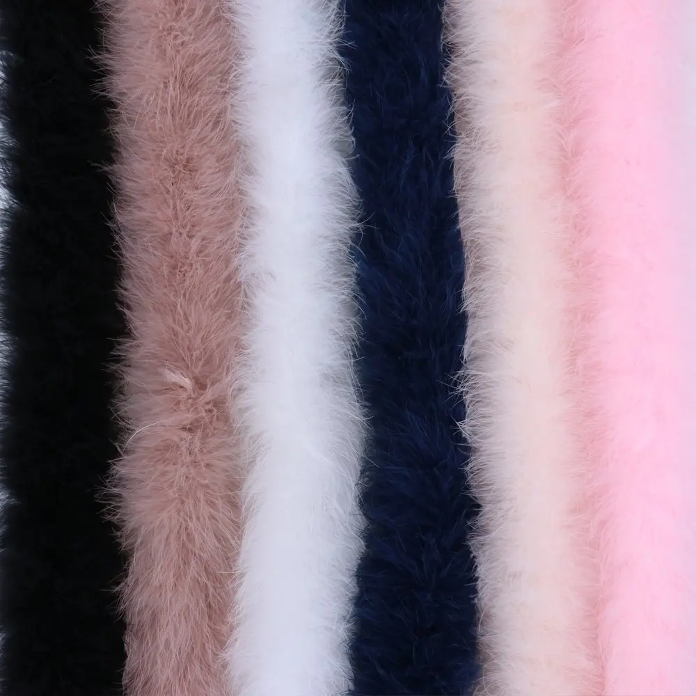 2Yards Long 48-50g Soft Fuffy Turkey Feathers Boa for Jewelry Crafts Accessories Wedding Party Decoration Stage Props
2Yards Long 48-50g Soft Fuffy Turkey Feathers Boa for Jewelry Crafts Accessories Wedding Party Decoration Stage Props