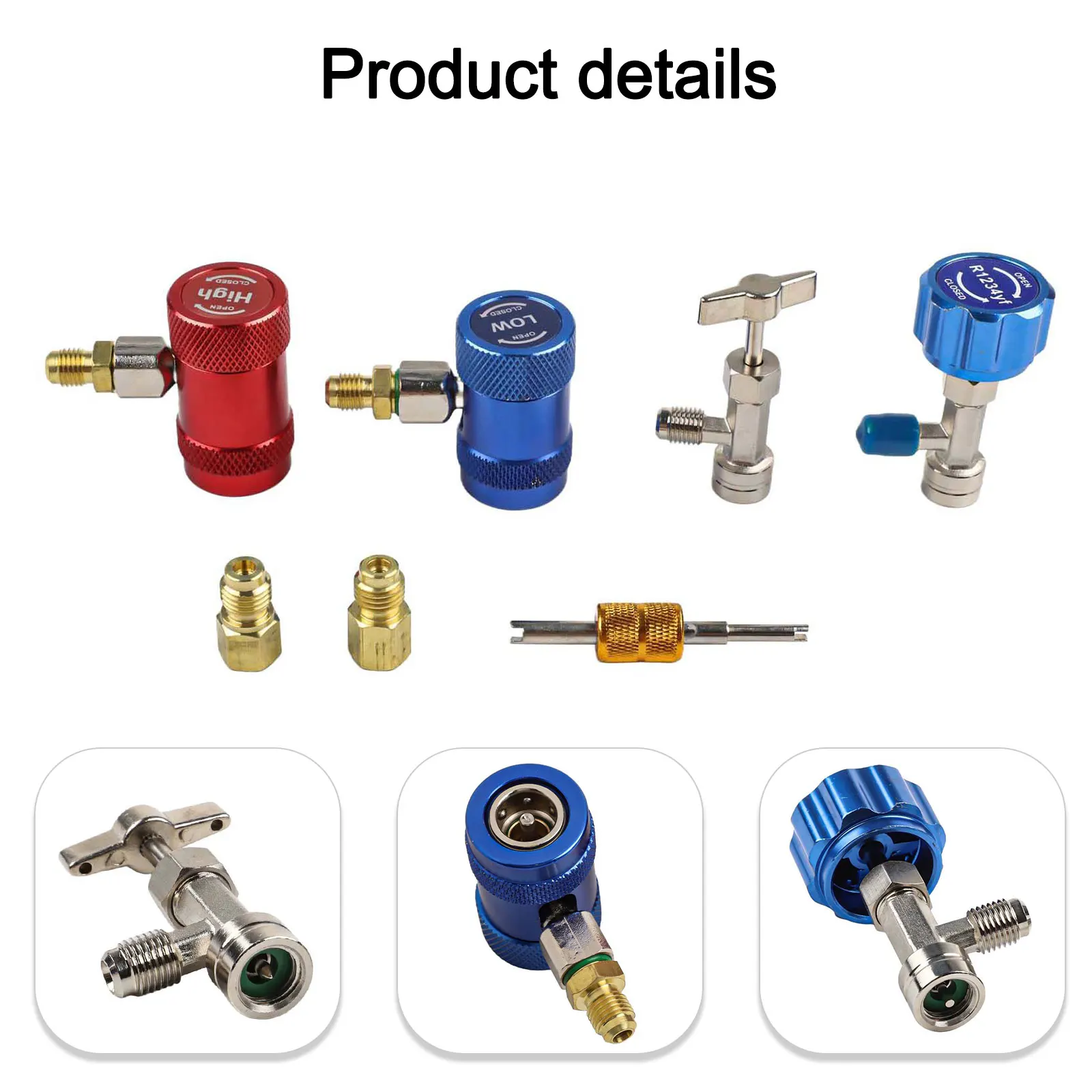 555333333CSe333erant 1234YF Quick Couplers Set With Valve Core Remover For HVAC Charging Hoses Ref444444asottlepener
555333333CSe333erant 1234YF Quick Couplers Set With Valve Core Remover For HVAC Charging Hoses Ref444444asottlepener