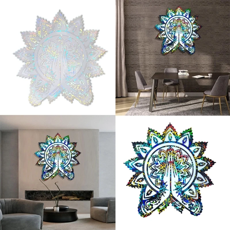 Lotuses Palms Wall Decoration Mould Holographical Rainbow Lights Silicone Mold for Wall Sticker Jewelry Making Tool
Lotuses Palms Wall Decoration Mould Holographical Rainbow Lights Silicone Mold for Wall Sticker Jewelry Making Tool