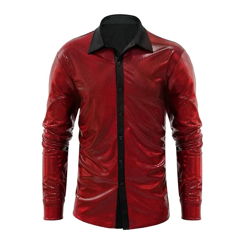Shiny Long Sleeves Mens Shirt All Seasons Wear Brand New Condition Home Use Sexy Style Mens Shiny See Through Shirt
Shiny Long Sleeves Mens Shirt All Seasons Wear Brand New Condition Home Use Sexy Style Mens Shiny See Through Shirt