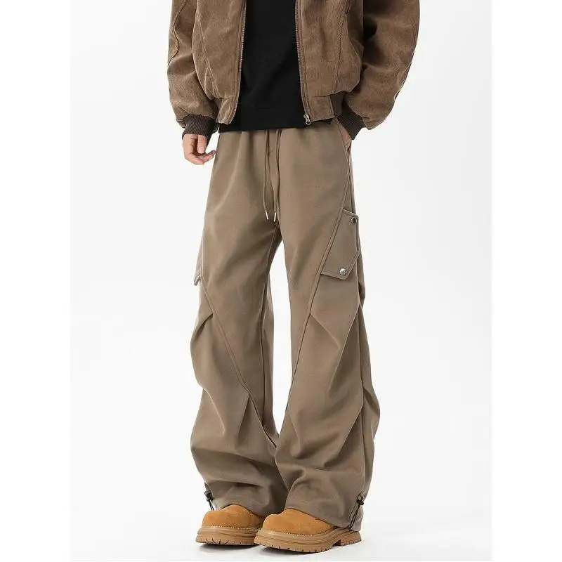 Весна 2024, новые американские брюки Sle Thiened, плиссированные рабочие брюки, мужские свободные повседневные широкие универсальные длинные брюки, модные брюки Str...
Весна 2024, новые американские брюки Sle Thiened, плиссированные рабочие брюки, мужские свободные повседневные широкие универсальные длинные брюки, модные брюки Str...