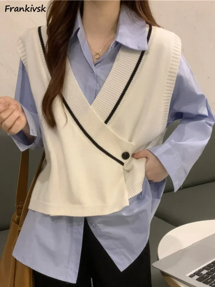 Sweater Vest Striped Panelled Niche Design All-match Temperament Vitality Streetwear Sleeveless Ins Trendy Autumn Simple Stylish
Sweater Vest Striped Panelled Niche Design All-match Temperament Vitality Streetwear Sleeveless Ins Trendy Autumn Simple Stylish