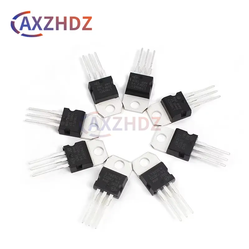 50pcs 10value TO-220 Voltage Regulator Transistor Assortment Kit LM317T L7805 L7806 L7808 L7809 L7810 L7812 L7815 L7818 L7824
50pcs 10value TO-220 Voltage Regulator Transistor Assortment Kit LM317T L7805 L7806 L7808 L7809 L7810 L7812 L7815 L7818 L7824
