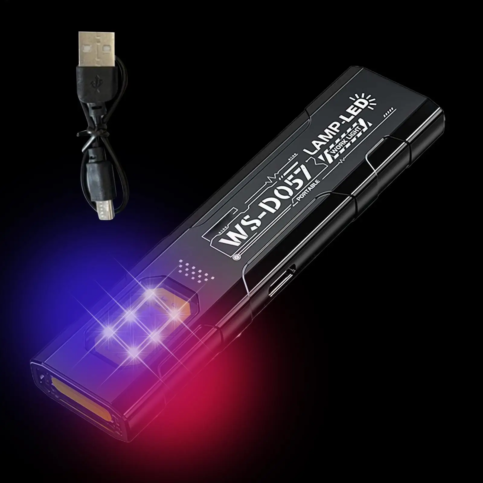 Small Magnetic Flashlight 5-Mode USB Charging Lamp 800mAh LED Work Flashlight With Clip For Auto Repair Car Shop Detailing
Small Magnetic Flashlight 5-Mode USB Charging Lamp 800mAh LED Work Flashlight With Clip For Auto Repair Car Shop Detailing