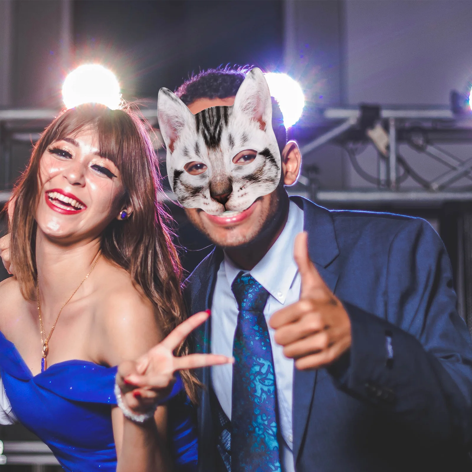 2pcs Cat Mask Realistic Design Halloween Costume For Adults Carnival Party Japanese Mask Masquerade Cosplay Fancy Dress Supply
2pcs Cat Mask Realistic Design Halloween Costume For Adults Carnival Party Japanese Mask Masquerade Cosplay Fancy Dress Supply