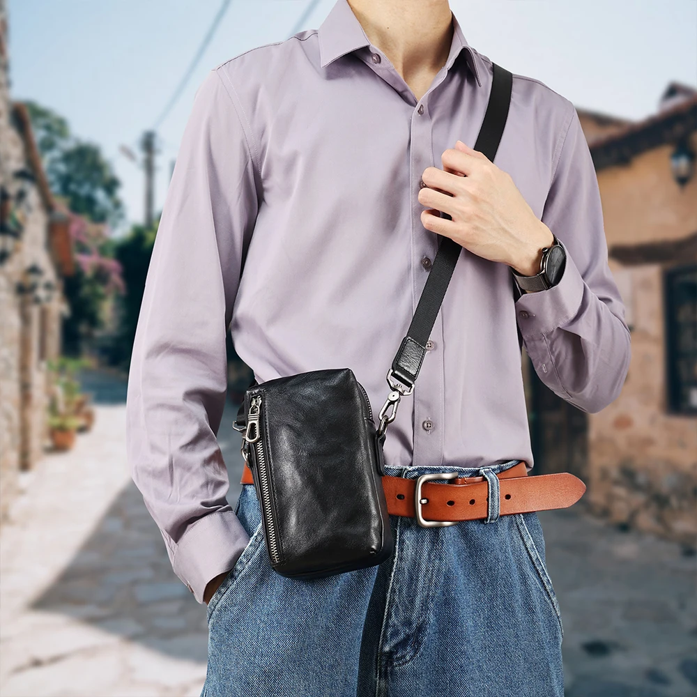 Top layer cowhide commuting crossbody single shoulder bag multifunctional waist bag trendy brand fashionable men's bag
Top layer cowhide commuting crossbody single shoulder bag multifunctional waist bag trendy brand fashionable men's bag