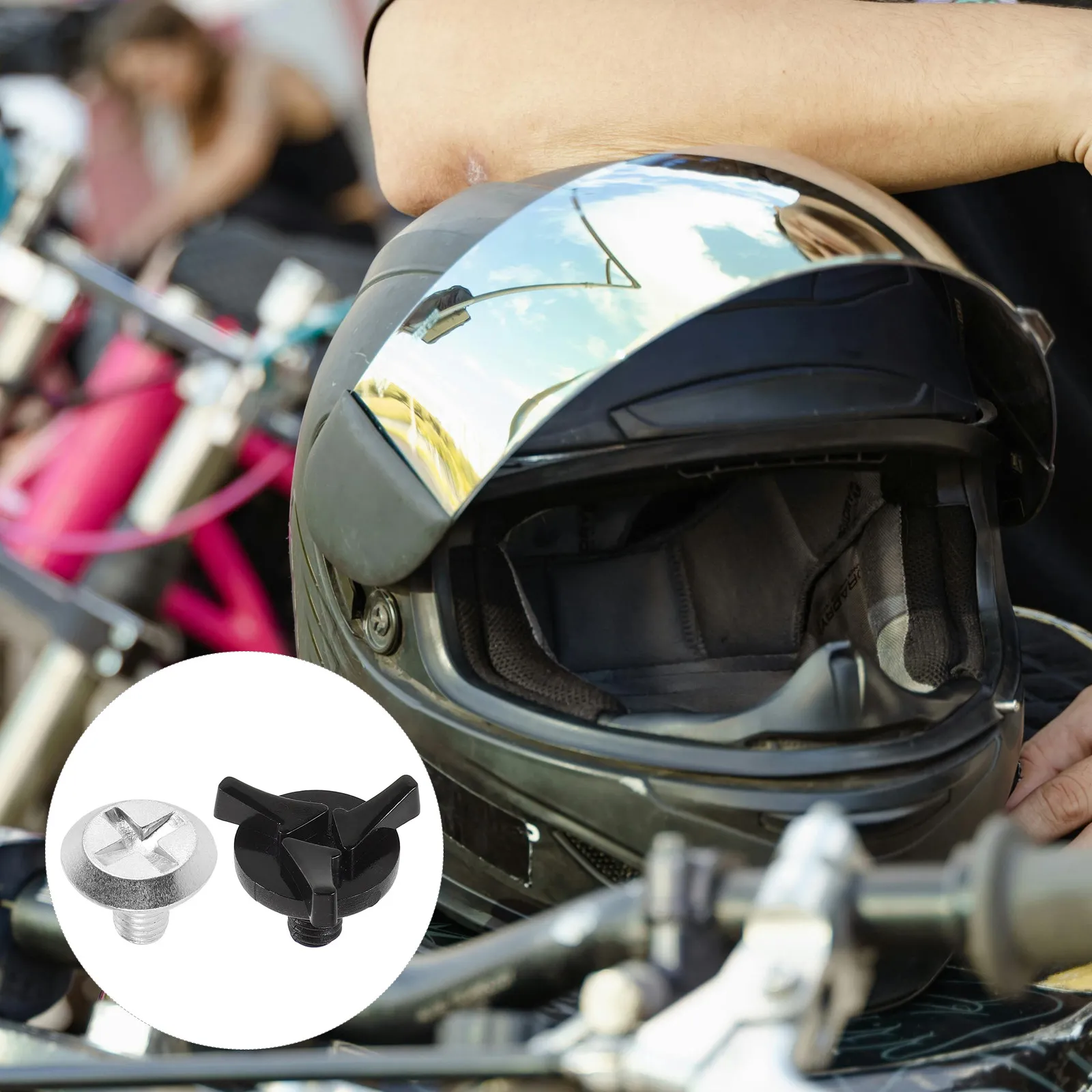 1Set Visor Screw Kit Motorcycle Screws Compatible with Dirt Bike Safety Helmets Easy Install Secure Hold Repair
1Set Visor Screw Kit Motorcycle Screws Compatible with Dirt Bike Safety Helmets Easy Install Secure Hold Repair