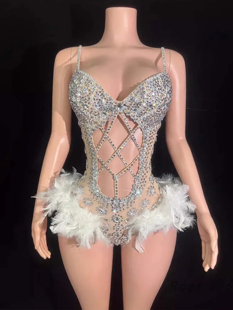 High Quality Hot Stamping Sexy Suspender Feather Jumpsuit 2026 New Fashion Custom Women'S Clothing
High Quality Hot Stamping Sexy Suspender Feather Jumpsuit 2026 New Fashion Custom Women'S Clothing