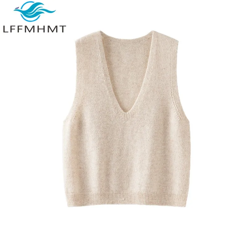 100% Wool Good Quality Sweater Vest for Women Spring Fashion Solid Color Simple Basic V-neck Waistcoat Tank Tops Female Jumpers
100% Wool Good Quality Sweater Vest for Women Spring Fashion Solid Color Simple Basic V-neck Waistcoat Tank Tops Female Jumpers