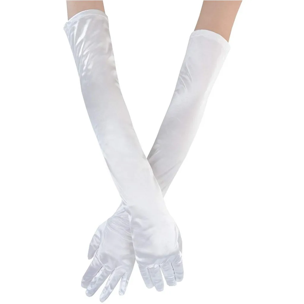 Sexy Solid Long Glove Women Satin Elbow Length Mitten Wedding Performance Dress Evening Prom Costum Adult Gloves Cosplay Gloves
Sexy Solid Long Glove Women Satin Elbow Length Mitten Wedding Performance Dress Evening Prom Costum Adult Gloves Cosplay Gloves