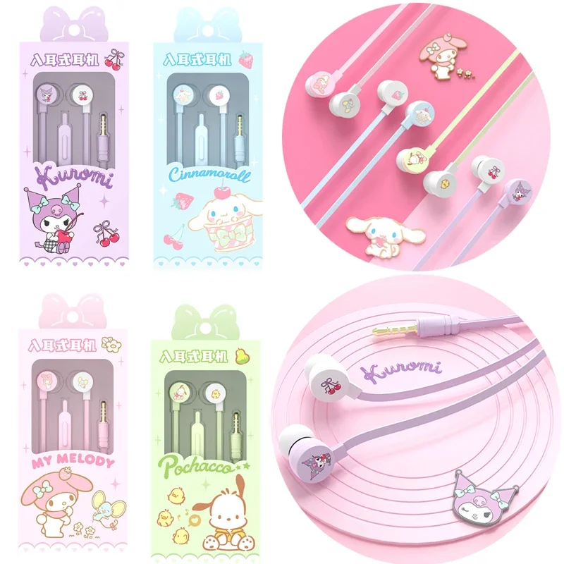Sanrio Cinnamoroll 3.5mm Wired Headphones Anime In-Ear Wired Headset for Android Stereo Earbuds Sports In-line Control for Phone
Sanrio Cinnamoroll 3.5mm Wired Headphones Anime In-Ear Wired Headset for Android Stereo Earbuds Sports In-line Control for Phone