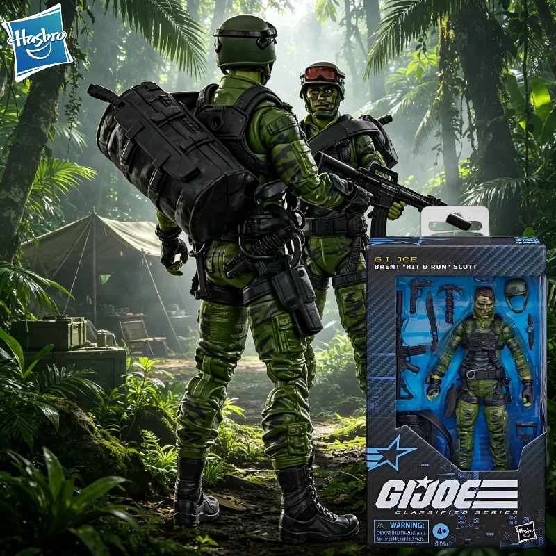【IN STOCK】Hasbro G.I. Joe Classified Series #188, Brent 'Hit & Run' Scott 15cm Action Figure Collection Original Model Toy Gifts
【IN STOCK】Hasbro G.I. Joe Classified Series #188, Brent 'Hit & Run' Scott 15cm Action Figure Collection Original Model Toy Gifts