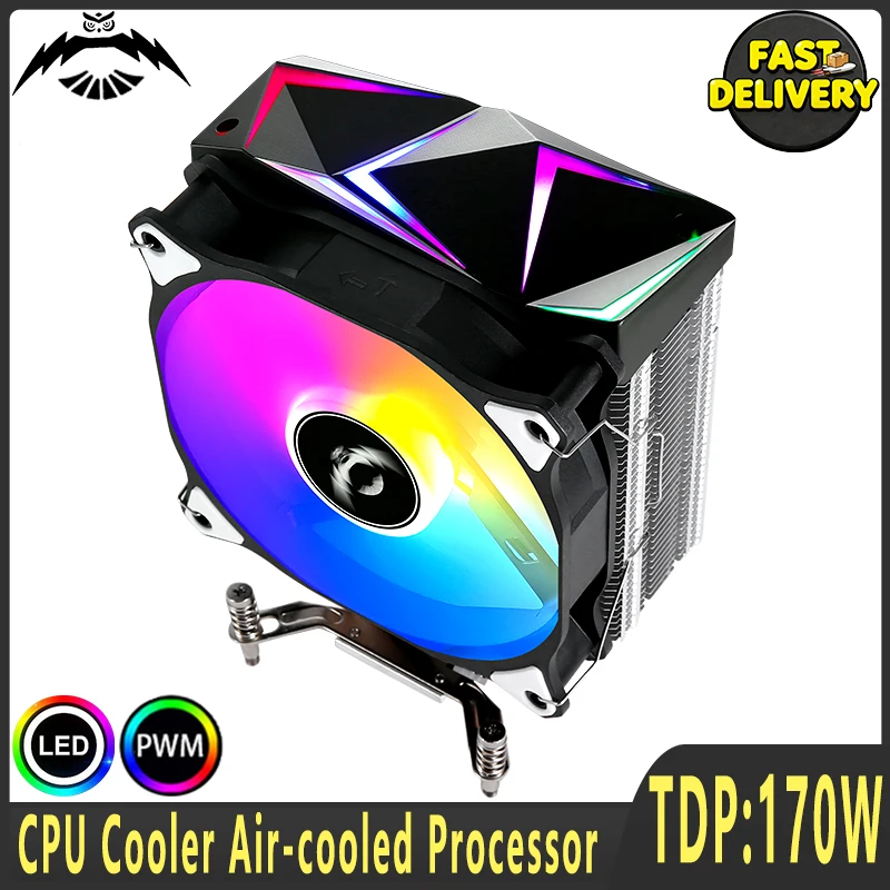 LGA2011 Cooler CPU Fan 120mm 4/6 Heat Pipe Air-Cooled x79 x99 Processor Compatible Intel i3/i5/i7/i9 install 115x 1200 1700 2066
LGA2011 Cooler CPU Fan 120mm 4/6 Heat Pipe Air-Cooled x79 x99 Processor Compatible Intel i3/i5/i7/i9 install 115x 1200 1700 2066