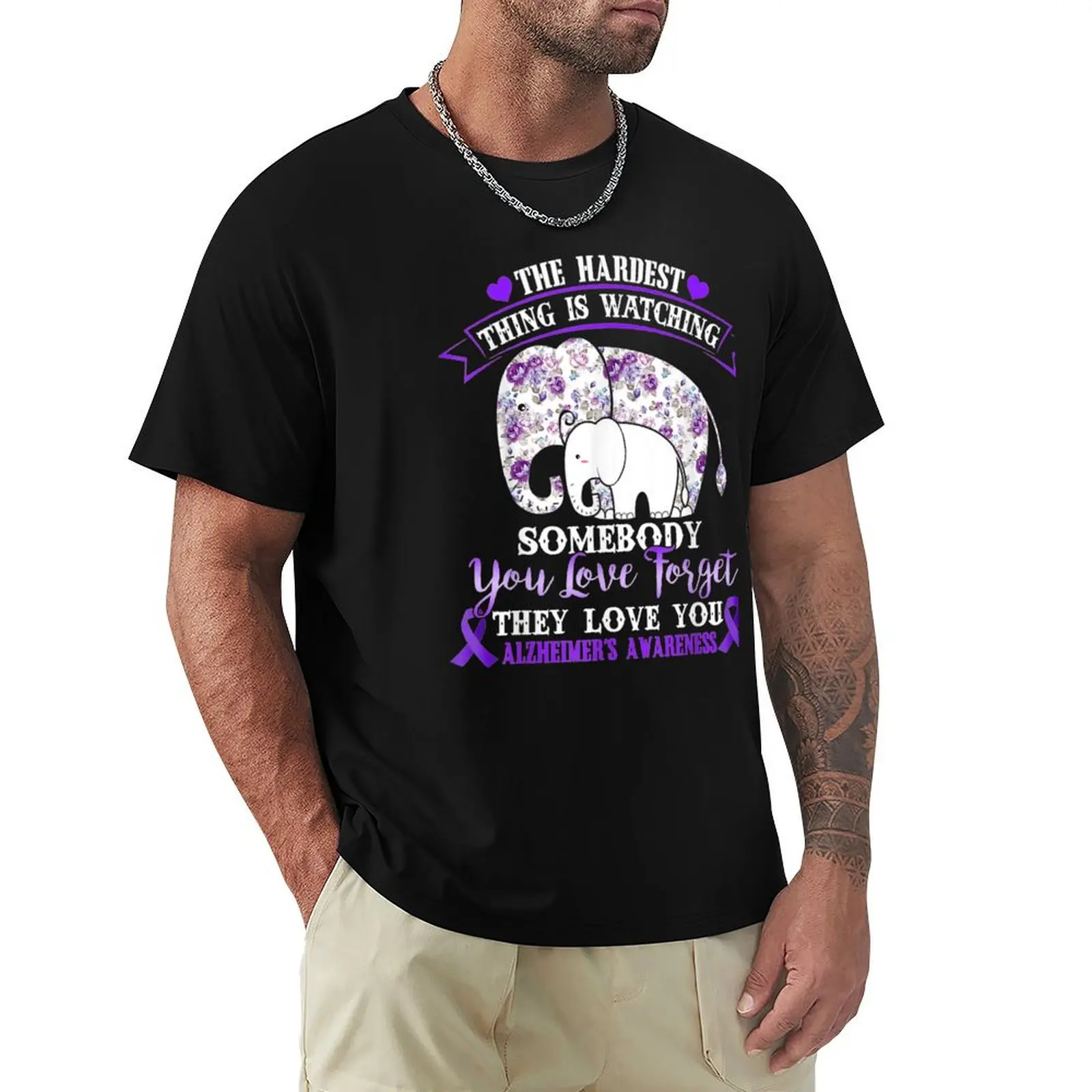 The Hardest Thing Is Watching Somebody Alzheimer's Awareness T-Shirt quick-drying rapper graphic tees funny t shirts for men
The Hardest Thing Is Watching Somebody Alzheimer's Awareness T-Shirt quick-drying rapper graphic tees funny t shirts for men