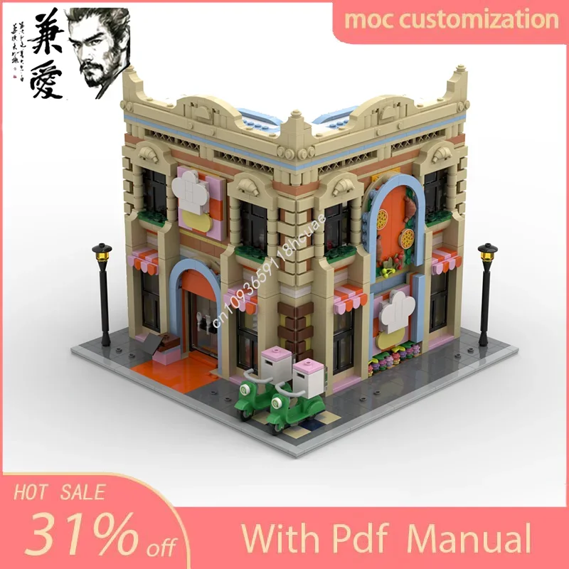 Модульное здание MOC, ресторан и кулинария, школа, уголок, модель с видом на улицу, строительный блок, креативная сборка, кирпичи, игрушка в подарок
Модульное здание MOC, ресторан и кулинария, школа, уголок, модель с видом на улицу, строительный блок, креативная сборка, кирпичи, игрушка в подарок