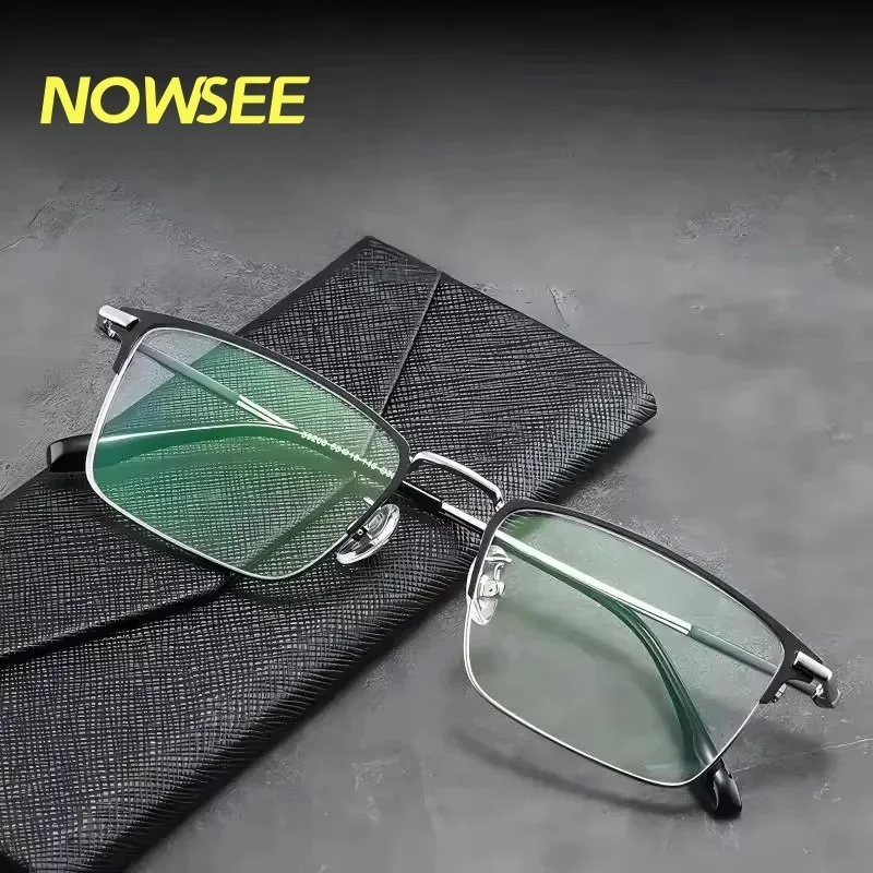 High Quality Alloy Glasses Frame for Men Business Style Eyeglasses Prescription Eyewear New Arrivals Anti Blue Light Glasses
High Quality Alloy Glasses Frame for Men Business Style Eyeglasses Prescription Eyewear New Arrivals Anti Blue Light Glasses