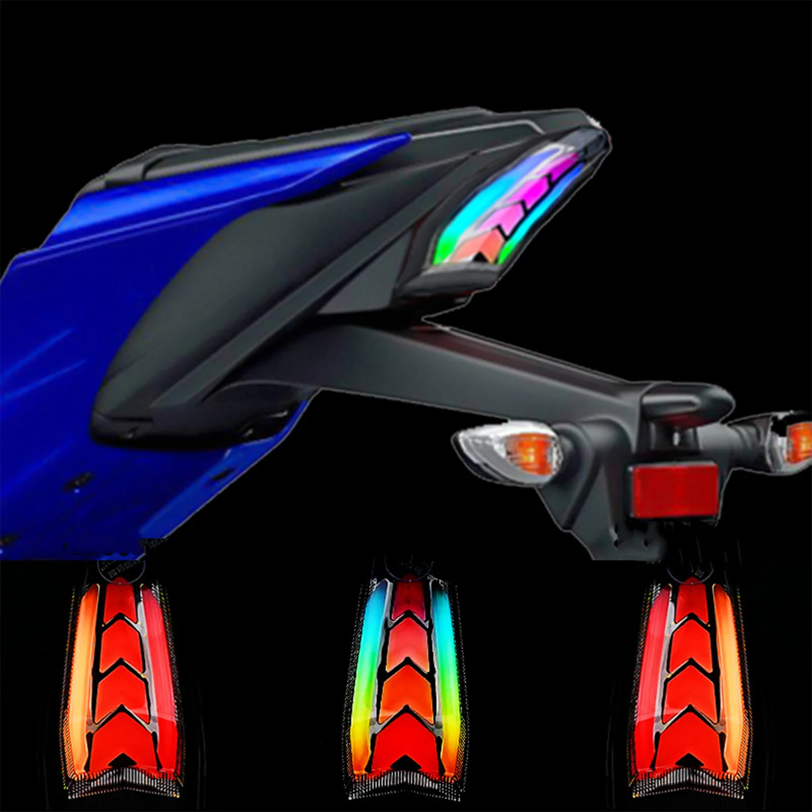 Для Yamaha YZF R15 V3 V4 R15M V4.0 ABS 2017-2023 аксессуары для мотоциклов светодиодные фонари задний фонарь задний тормозной сигнал поворота встроенный
Для Yamaha YZF R15 V3 V4 R15M V4.0 ABS 2017-2023 аксессуары для мотоциклов светодиодные фонари задний фонарь задний тормозной сигнал поворота встроенный