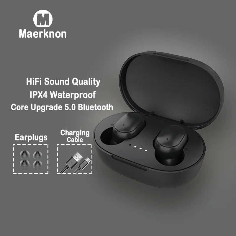 Upgrade Bluetooth 5.0 waterproof Sweatless Headphones A6S PRO TWS Earbuds Wireless For All Smartphone Noise Cancelling Headsets
Upgrade Bluetooth 5.0 waterproof Sweatless Headphones A6S PRO TWS Earbuds Wireless For All Smartphone Noise Cancelling Headsets