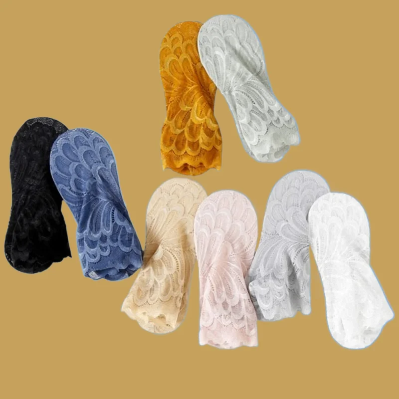 5 Pairs Mesh Lace Non-Falling Trendy Socks Women's Short Socks Cute Solid Color Cotton Bottom Breathable Medium Socks
5 Pairs Mesh Lace Non-Falling Trendy Socks Women's Short Socks Cute Solid Color Cotton Bottom Breathable Medium Socks
