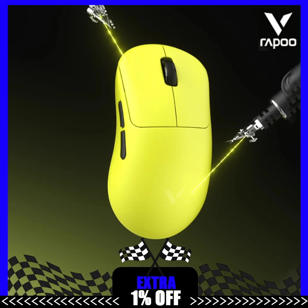 Rapoo VT3s Mouse Dual Mode Wireless Mouse Paw3395 Paw3950 8000Hz Low Delay Lightweight Gaming Mice PC Accessories For FPS Gamer
Rapoo VT3s Mouse Dual Mode Wireless Mouse Paw3395 Paw3950 8000Hz Low Delay Lightweight Gaming Mice PC Accessories For FPS Gamer