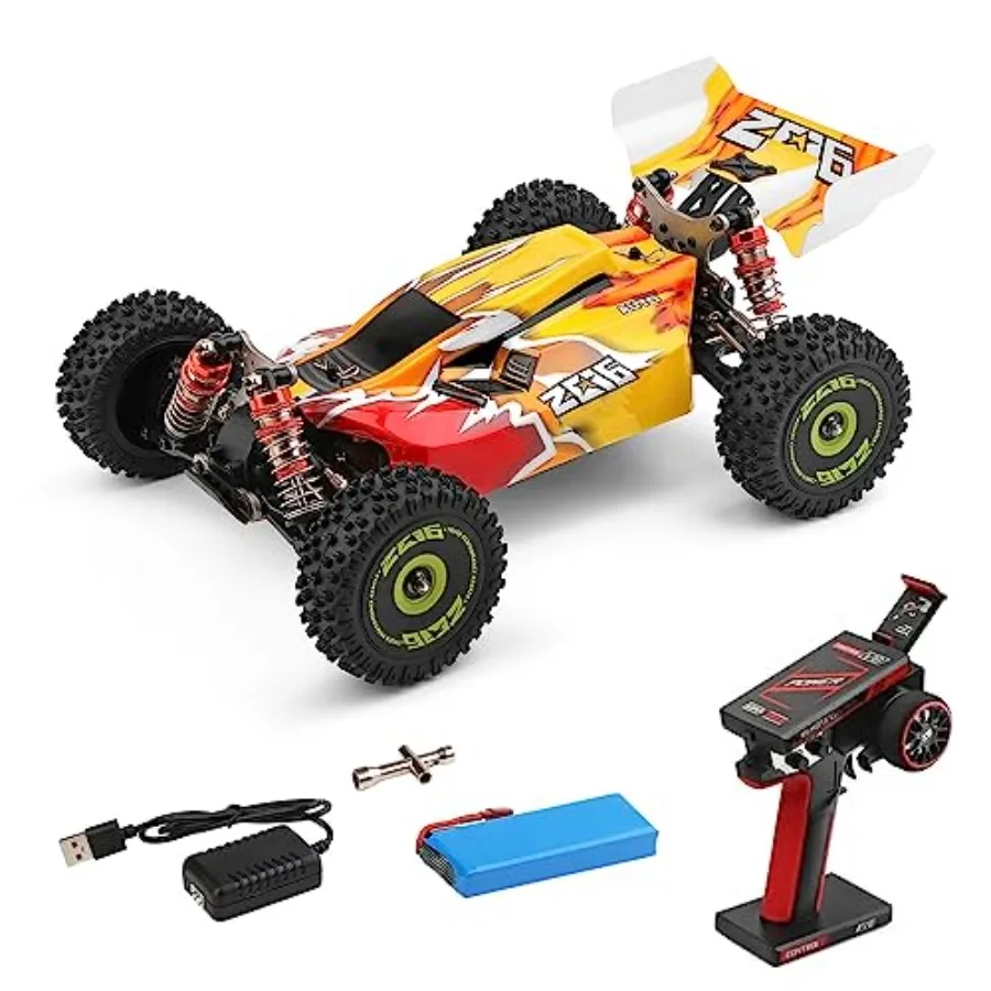 RC buggy for adults, metal chassis, black, high-speed brushless motor and 2.4GHz drift control
RC buggy for adults, metal chassis, black, high-speed brushless motor and 2.4GHz drift control