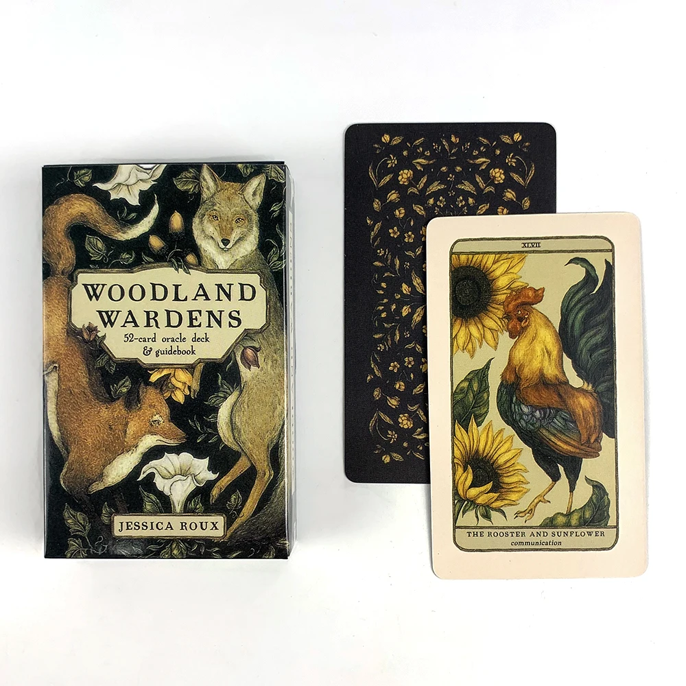 Карты Таро Woodland Wardens, 52 шт., карты, колода Oracle, классические гадания, английские видионы, игры для вечеринок, карточная игра для кемпинга
Карты Таро Woodland Wardens, 52 шт., карты, колода Oracle, классические гадания, английские видионы, игры для вечеринок, карточная игра для кемпинга