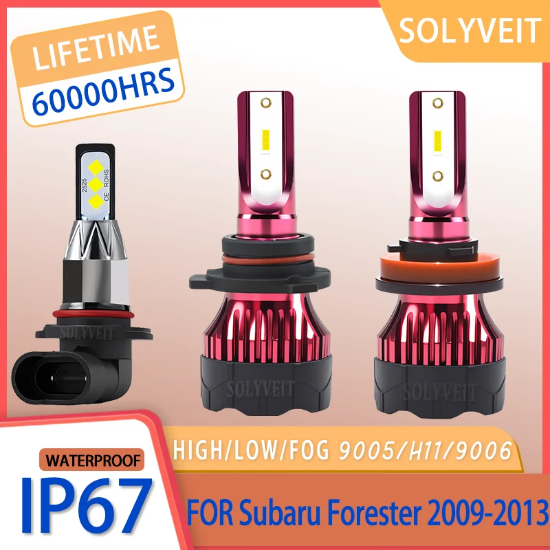 Водонепроницаемые и пыленепроницаемые светодиодные лампы для фар и противотуманных фар 9005 H11 9006 с технологией Plug and Play для Subaru Forester 2009-2013 годов.
Водонепроницаемые и пыленепроницаемые светодиодные лампы для фар и противотуманных фар 9005 H11 9006 с технологией Plug and Play для Subaru Forester 2009-2013 годов.