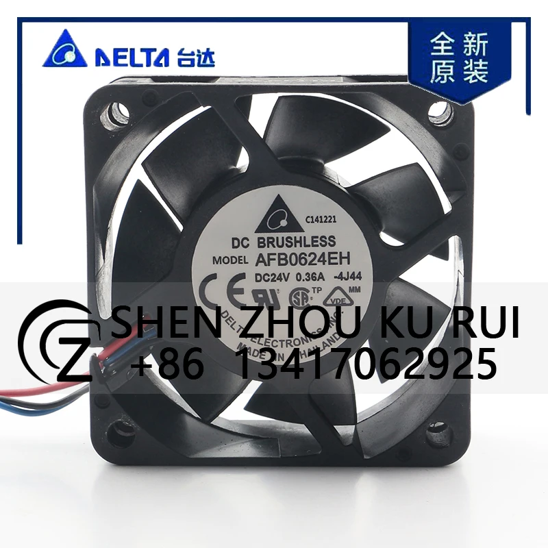 Delta 5 В 12 В 48 В постоянного тока 24 В 0,36 А AC EC 6025 60X60X25MM 6 см двойной шарикоподшипник Laege инвертор объема воздуха AFB0624EH-4J44 охлаждающий вентилятор
Delta 5 В 12 В 48 В постоянного тока 24 В 0,36 А AC EC 6025 60X60X25MM 6 см двойной шарикоподшипник Laege инвертор объема воздуха AFB0624EH-4J44 охлаждающий вентилятор