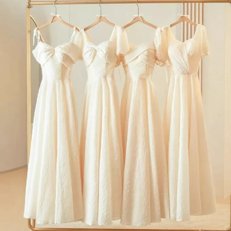 Bridesmaid Dresses 2025 Autumn New Champagne Light Luxury Wedding Small High Class Sisters Group Dress Evening Dress
Bridesmaid Dresses 2025 Autumn New Champagne Light Luxury Wedding Small High Class Sisters Group Dress Evening Dress
