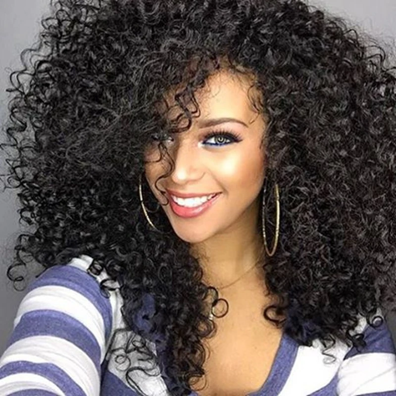 Synthetic fiber , 's long curly , European and American black , middle-parted wigs, women
Synthetic fiber , 's long curly , European and American black , middle-parted wigs, women
