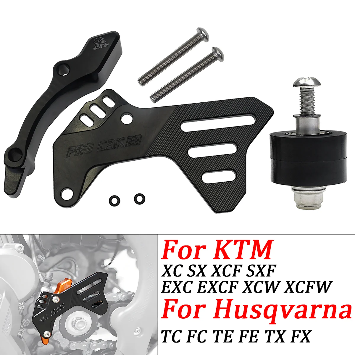 Motorcycles Sprocket Cover Case Saver Guard Protector For KTM EXC XC XCF SX SXF XCW Husqvarna TC TE FC FE TX FX250 300 350 parts
Motorcycles Sprocket Cover Case Saver Guard Protector For KTM EXC XC XCF SX SXF XCW Husqvarna TC TE FC FE TX FX250 300 350 parts