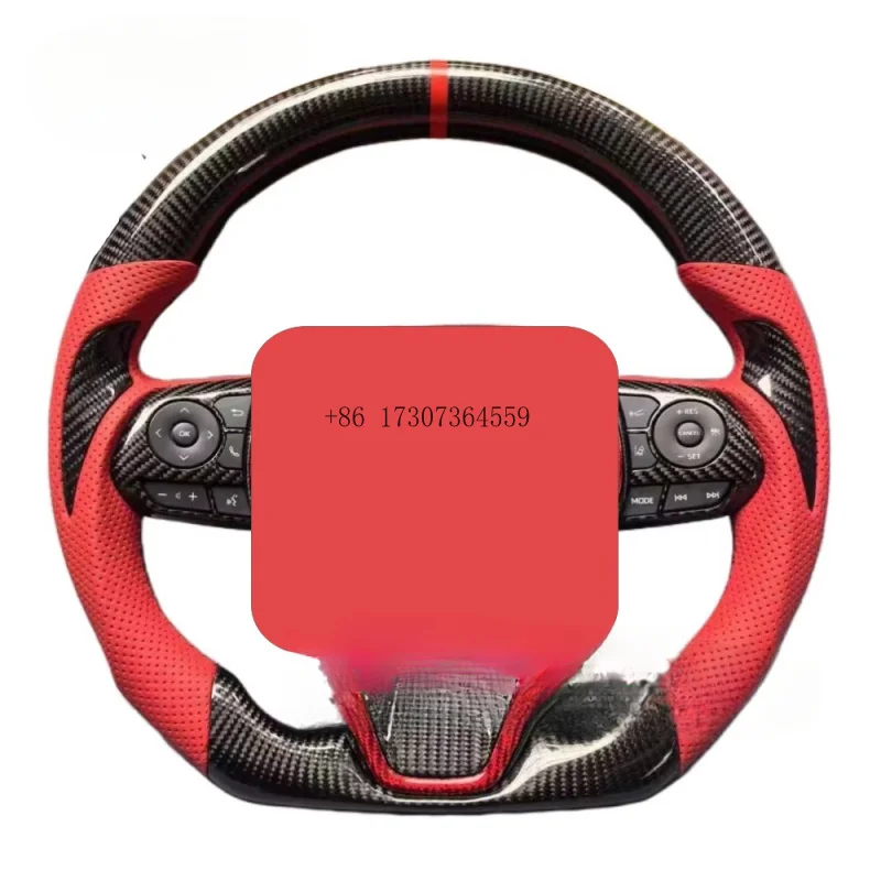 Красная кожа для Toyota Camry Corolla Wildlander RAV4 Avalon 2019 2020, рулевые колеса из углеродного волокна
Красная кожа для Toyota Camry Corolla Wildlander RAV4 Avalon 2019 2020, рулевые колеса из углеродного волокна