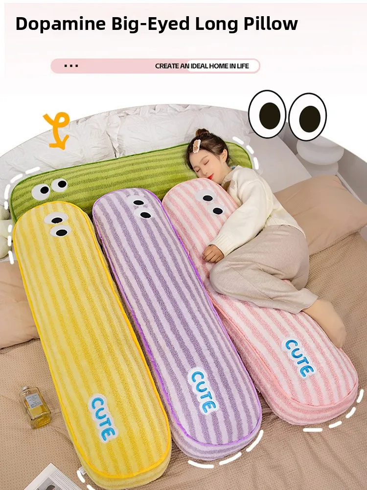 Dopne Big Eyes Plu Toy Long Pillow for Girls Bed Time Canion Student Dormi Sp Doll Fabric Doll Cuion
Dopne Big Eyes Plu Toy Long Pillow for Girls Bed Time Canion Student Dormi Sp Doll Fabric Doll Cuion
