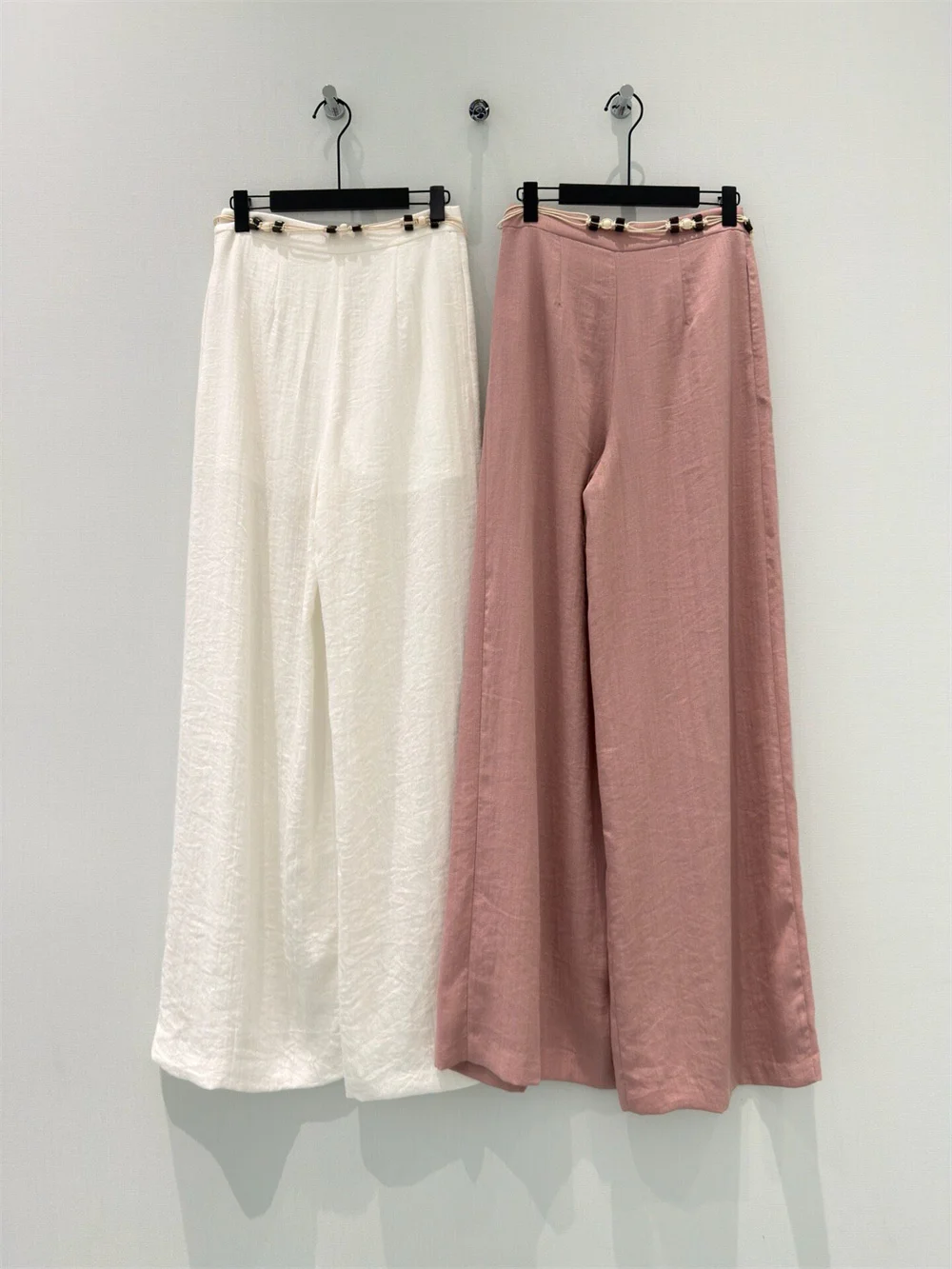 Women's Beaded Belt Wide-Leg Trousers High-Waisted Casual Loose Versatile Long Pants
Women's Beaded Belt Wide-Leg Trousers High-Waisted Casual Loose Versatile Long Pants