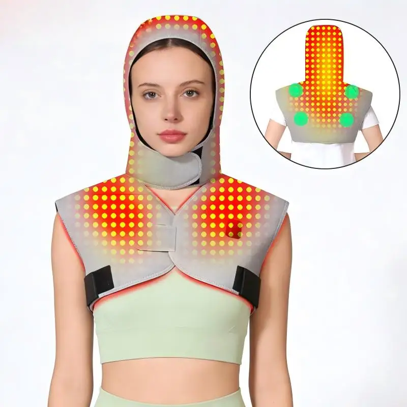 Жилет с подогревом красного света, вибрационный массажер для головы и плеч, снимает усталость суставов, жесткость, шейный спондилит, мигрень
Жилет с подогревом красного света, вибрационный массажер для головы и плеч, снимает усталость суставов, жесткость, шейный спондилит, мигрень