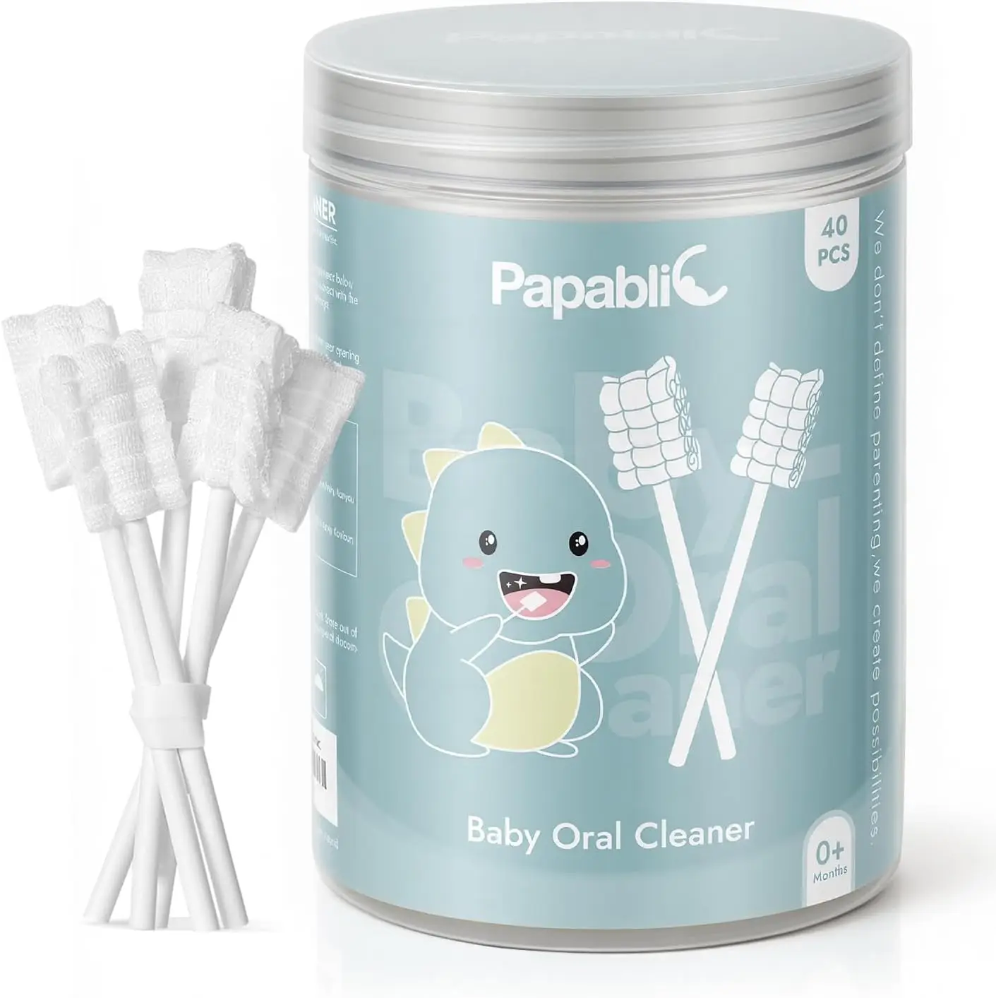 Baby Tongue Cleaner, Disposable Oral Cleaner for Newborns, Upgrade Gum Cleaner with Paper Handle, 40 Pack for Ages 0-2
Baby Tongue Cleaner, Disposable Oral Cleaner for Newborns, Upgrade Gum Cleaner with Paper Handle, 40 Pack for Ages 0-2