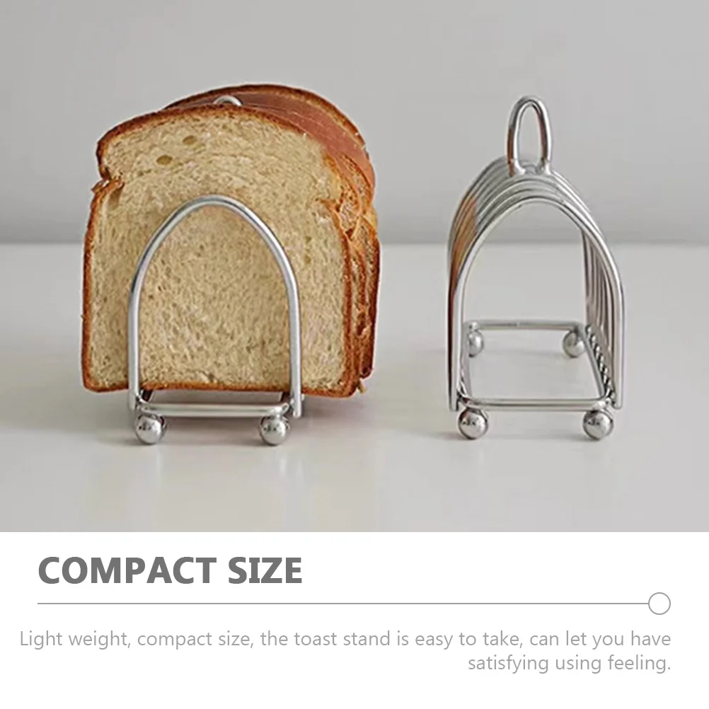 Metal Toast Rack Stainless Steel Bread Stand 6 Slice Kitchen Countertop Bread Holder for Bakery Home Kitchen Supply
Metal Toast Rack Stainless Steel Bread Stand 6 Slice Kitchen Countertop Bread Holder for Bakery Home Kitchen Supply