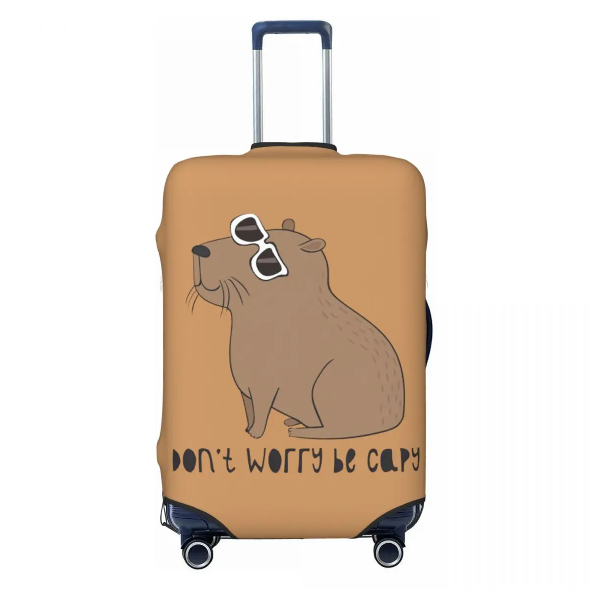 Забавный чехол для багажа с изображением капибары, эластичные чехлы для дорожных чемоданов с животными 
Забавный чехол для багажа с изображением капибары, эластичные чехлы для дорожных чемоданов с животными