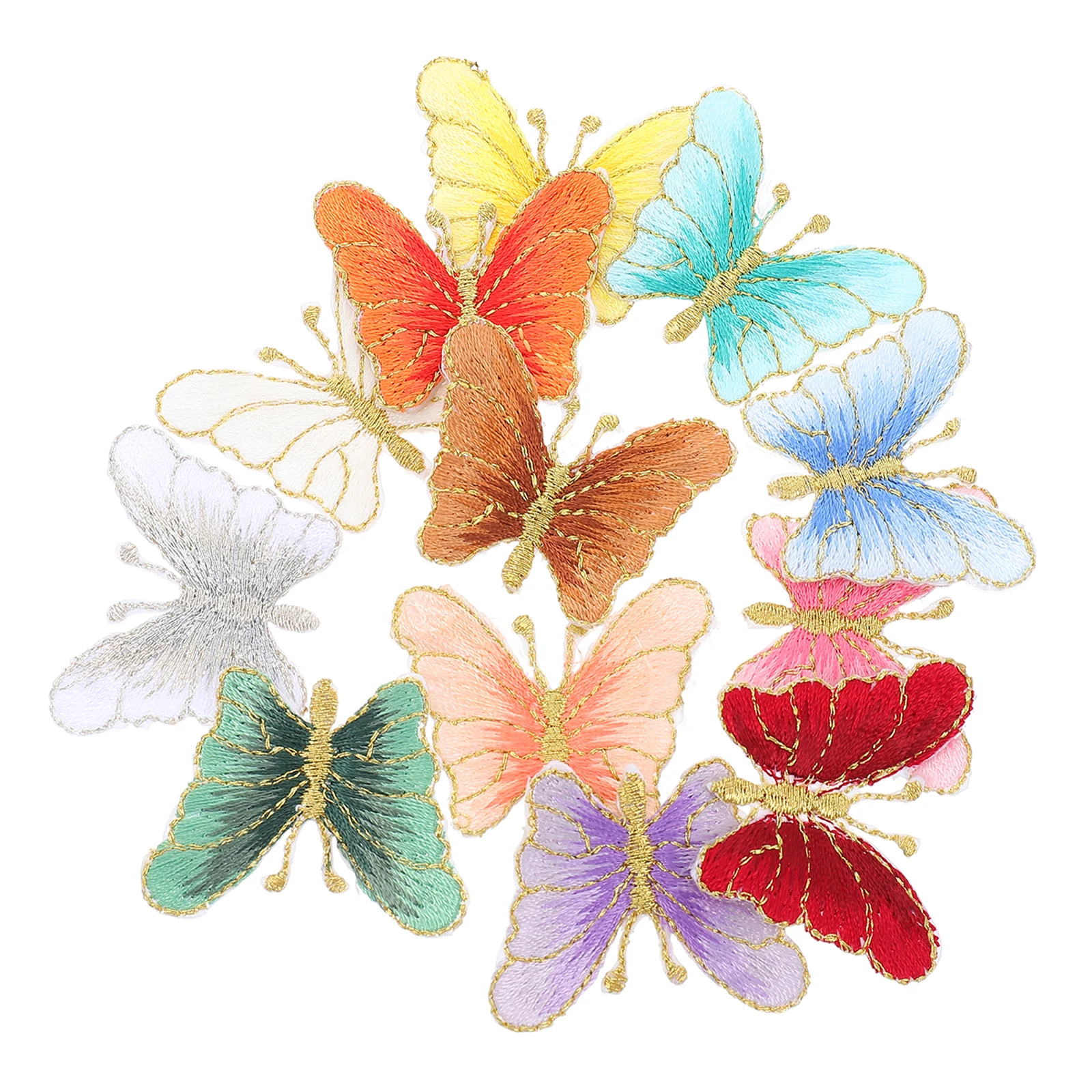 12 Pcs Embroidery Butterflies Patches Delicate Applique Garment Rayon DIY Clothes Decor Accessories Fashion Trend Sewing Craft
12 Pcs Embroidery Butterflies Patches Delicate Applique Garment Rayon DIY Clothes Decor Accessories Fashion Trend Sewing Craft