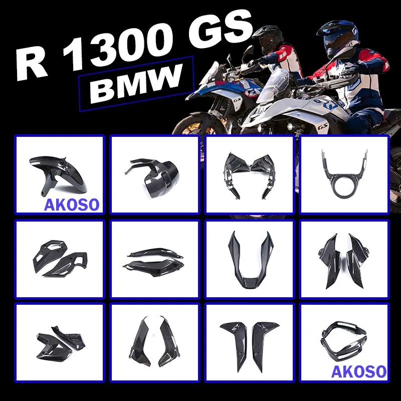 Suitable for BMW R1300GS Waterbird motorcycle carbon fiber housing accessories GS side panel fender exhaust hood
Suitable for BMW R1300GS Waterbird motorcycle carbon fiber housing accessories GS side panel fender exhaust hood