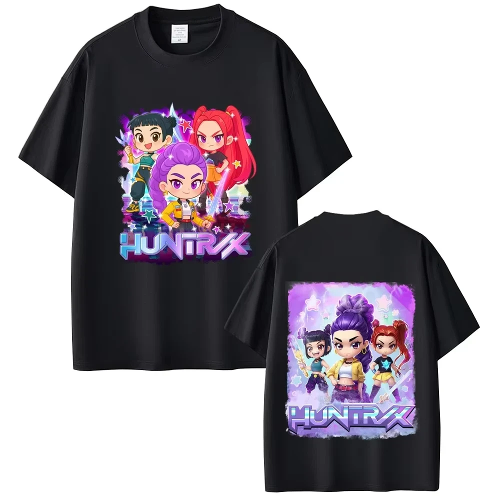 Футболка с принтом аниме KPop Demon Hunters Saja для мальчиков, мужская и женская трендовая популярная футболка с круглым вырезом в стиле Харадзюку, большие хлопковые повседневные футболки
Футболка с принтом аниме KPop Demon Hunters Saja для мальчиков, мужская и женская трендовая популярная футболка с круглым вырезом в стиле Харадзюку, большие хлопковые повседневные футболки