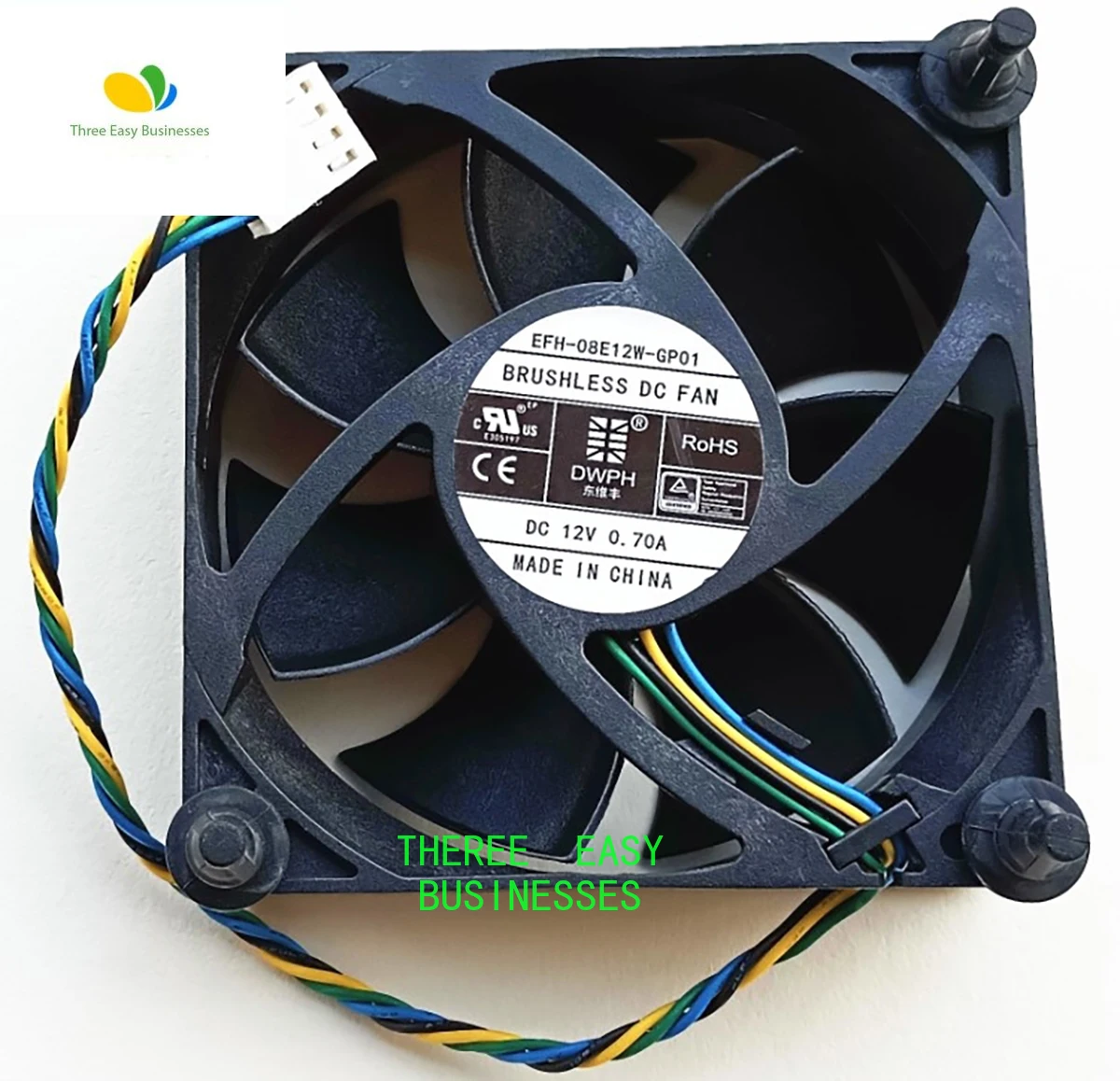 New EFH-08E12W-GP01 12V 0.7A 8025 Chassis Fan Hydraulic 4-wire PWM Speed Control Temperature Control Silent
New EFH-08E12W-GP01 12V 0.7A 8025 Chassis Fan Hydraulic 4-wire PWM Speed Control Temperature Control Silent