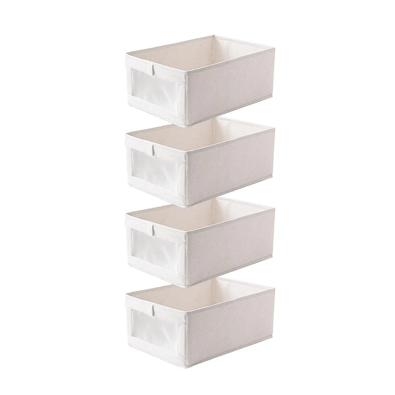 4 Pack Closet Organizers And Storage Closet Organizer With Clear Window For Organizing Clothing, Jeans
4 Pack Closet Organizers And Storage Closet Organizer With Clear Window For Organizing Clothing, Jeans