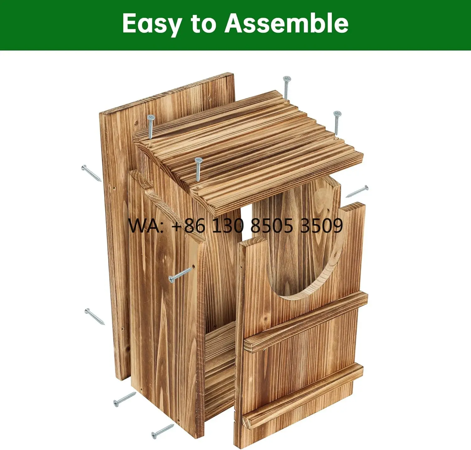 Medium-Sized Owl Nesting Box Easy Assembly Bird Box Durable Heavy-Duty Owl House with Natural Shavings
Medium-Sized Owl Nesting Box Easy Assembly Bird Box Durable Heavy-Duty Owl House with Natural Shavings