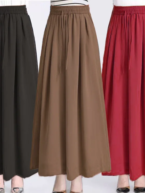 Ice Sensation Women's Summer 2025 New Wide Leg Pants Loose Casual Long Trousers Mom Korean Sle High Waist Polyester Fiber
Ice Sensation Women's Summer 2025 New Wide Leg Pants Loose Casual Long Trousers Mom Korean Sle High Waist Polyester Fiber