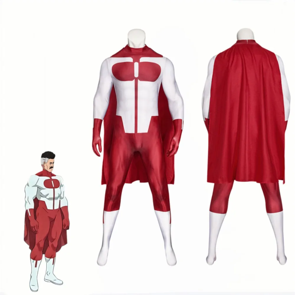 Nolan Cosplay Costume Red and White Tight Bodysuit with Cape Adult Unisex Halloween Comic Con Carnival Party Outfit
Nolan Cosplay Costume Red and White Tight Bodysuit with Cape Adult Unisex Halloween Comic Con Carnival Party Outfit